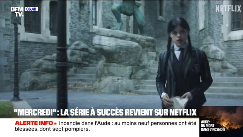 "Mercredi": l'une des séries les plus populaires de Netflix dévoile sa saison 2