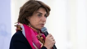 La présidente de la Métropole Aix-Marseille-Provence, Martine Vassal, à Marseille le 5 mai 2025