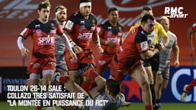 Toulon 26-14 Sale : Collazo satisfait de "la montée en puissance du RCT"