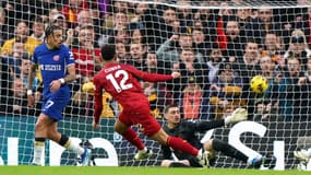 Matheus Cunha, buteur face à Chelsea avec Wolverhampton (2-4), le 4 février 2024