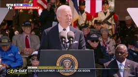 Débarquement: "Ici, sur les côtes de Normandie, la bataille entre la liberté et la tyrannie allait se décider", déclare Joe Biden lors de la cérémonie franco-américaine 