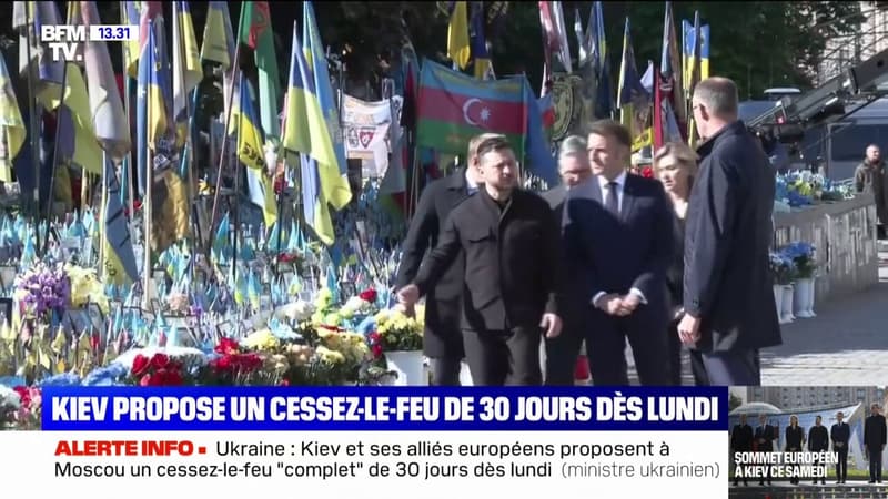 Sommet européen: Kiev propose un cessez-le-feu 