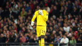 André Onana, le 3 octobre 2023, à Old Trafford
