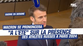 Guerre en Ukraine : Macron se prononcera "à l’été" sur la présence des athlètes russes à Paris 2024