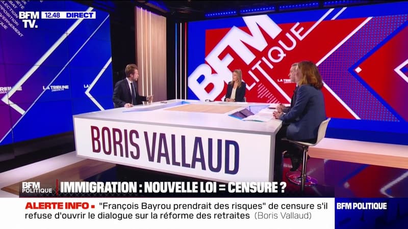 Gouvernement Bayrou: pour Boris Vallaud (PS), Bruno Retailleau 