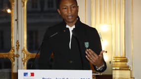 Pharrell Williams, le 6 mars 2017 à Paris