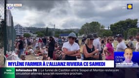 Nice: les fans de Mylène Farmer attendent avec impatience le début du concert de ce samedi soir