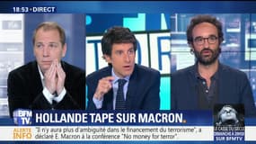 François Hollande continue de tacler Emmanuel Macron