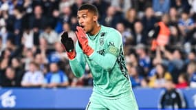 Le gardien Alban Lafont avec Nantes en 2024