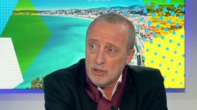 Christian Trojani, maire de Villefranche-sur-Mer sur la plateau de BFM Nice Côte d'Azur le 14 janvier 2025