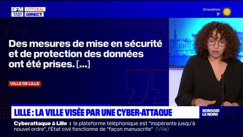 Lille: la ville victime d'une cyberattaque, plusieurs services municipaux perturbés