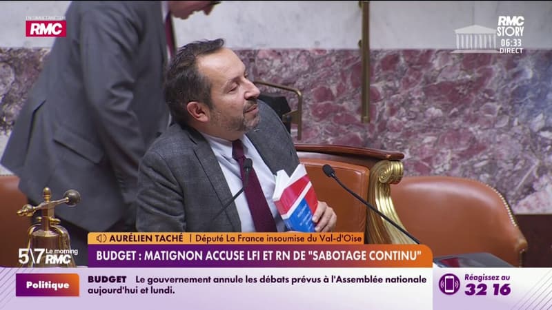 Budget : Matignon accuse LFI et RN de "sabotage continu"