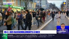 Réforme des retraites: après le 49.3, une manifestation spontanée organisée à Nice