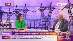 La consommation d'électricité repart à la hausse