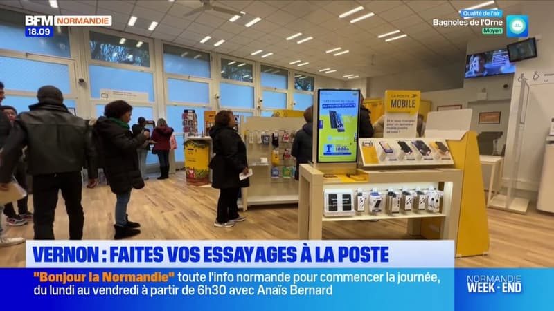 Vernon: une cabine d'essayage à La Poste pour tester les vêtements sur place