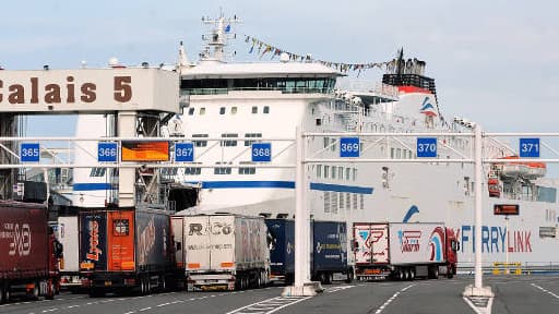 Port de Calais, le 20 août 2013.