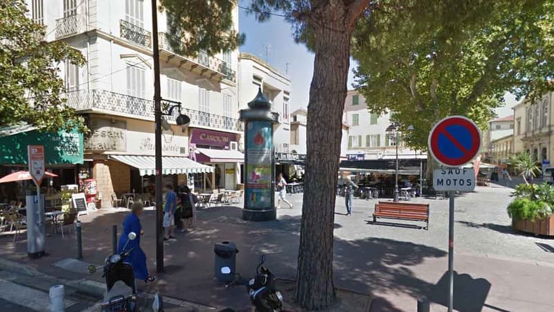 La place René Cassin à Draguignan où s'est produit le drame.