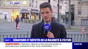 Retraites: les députés et sénateurs de la majorité reçus par Emmanuel Macron à l'Élysée