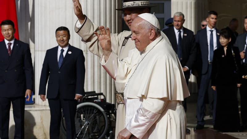 Le pape François en Mongolie, le 2 septembre 2023 