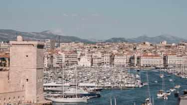 Vue du port de Marseille