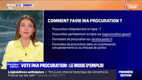 Législatives anticipées: comment faire sa procuration