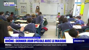 Rhône: dès ce lundi, c'est la fin du masque obligatoire à l'intérieur des écoles