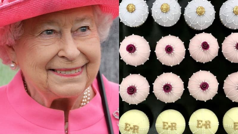 La reine Elizabeth II, ses cupcakes d'anniversaire