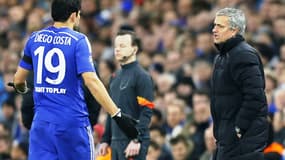 Diego Costa et José Mourinho