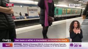 RMC dans le métro à Stalingrad, la station du crack