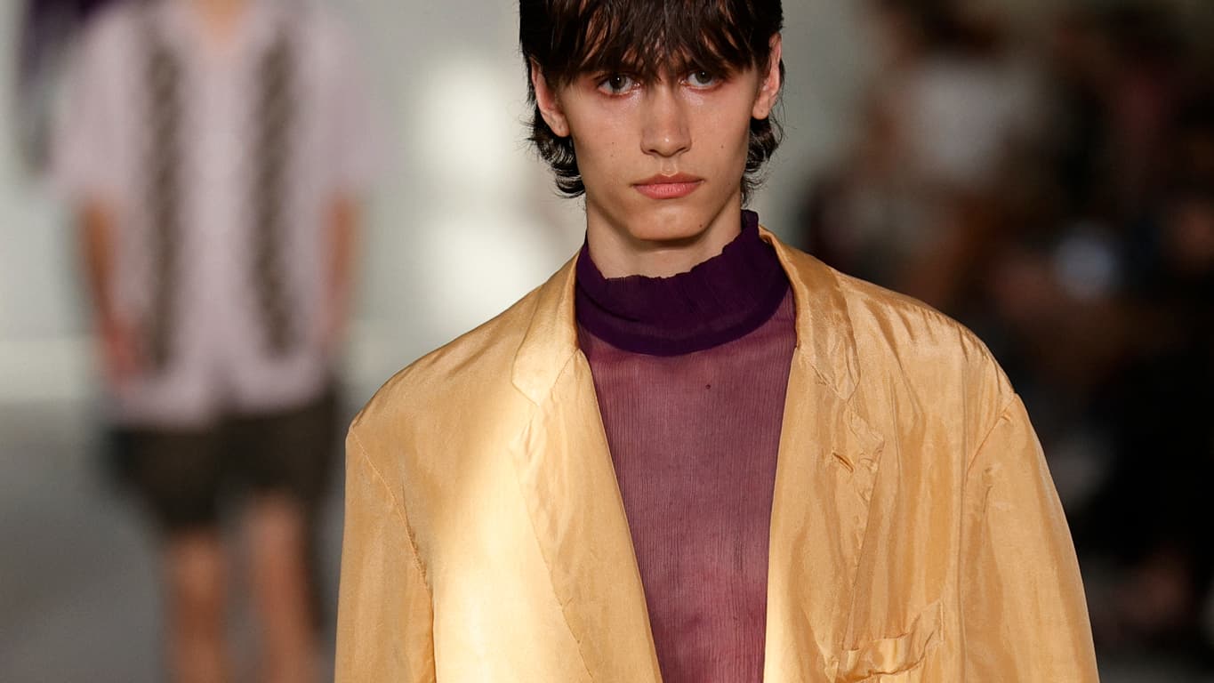 Collection homme printemps-été 2024-2025 de Dries Van Noten Collection homme printemps-été 2024-2025 de Dries Van Noten