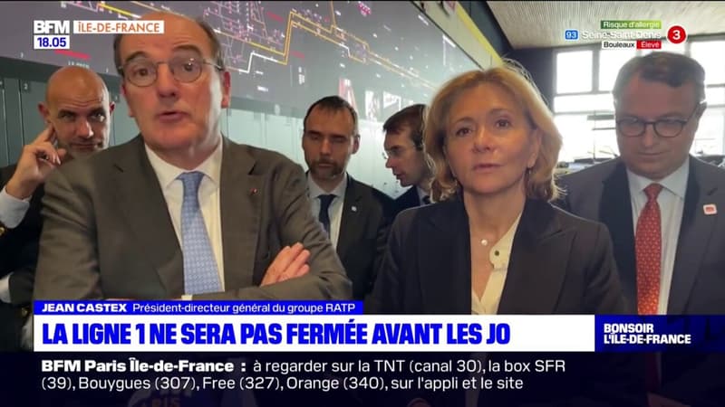 Ce serait une balle dans le pied: Jean Castex dément la fermeture de la ligne 1 du métro parisien à quelques jours des JO