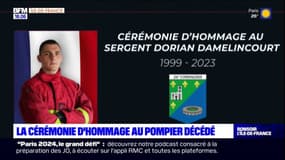 Une cérémonie d'hommage pour le pompier mort en intervention à Saint-Denis