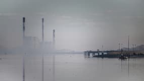 La centrale à charbon de Cordemais, le 20 janvier 2023 en Loire-Atlantique