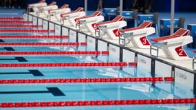 Le bassin olympique de la Défense Arena le 4 août 2024