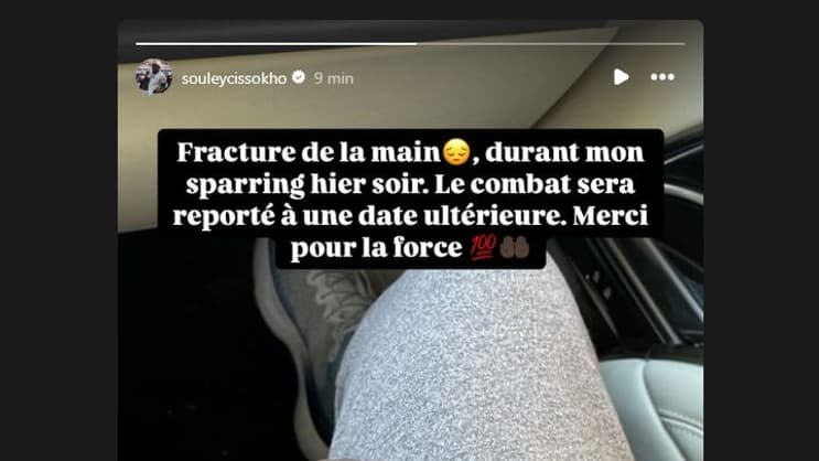 Souleymane Cissokho suffers a broken hand before his fight in Malabo, Equatorial Guinea Souleymane Cissokho suffers a broken hand before his fight in Malabo, Equatorial Guinea