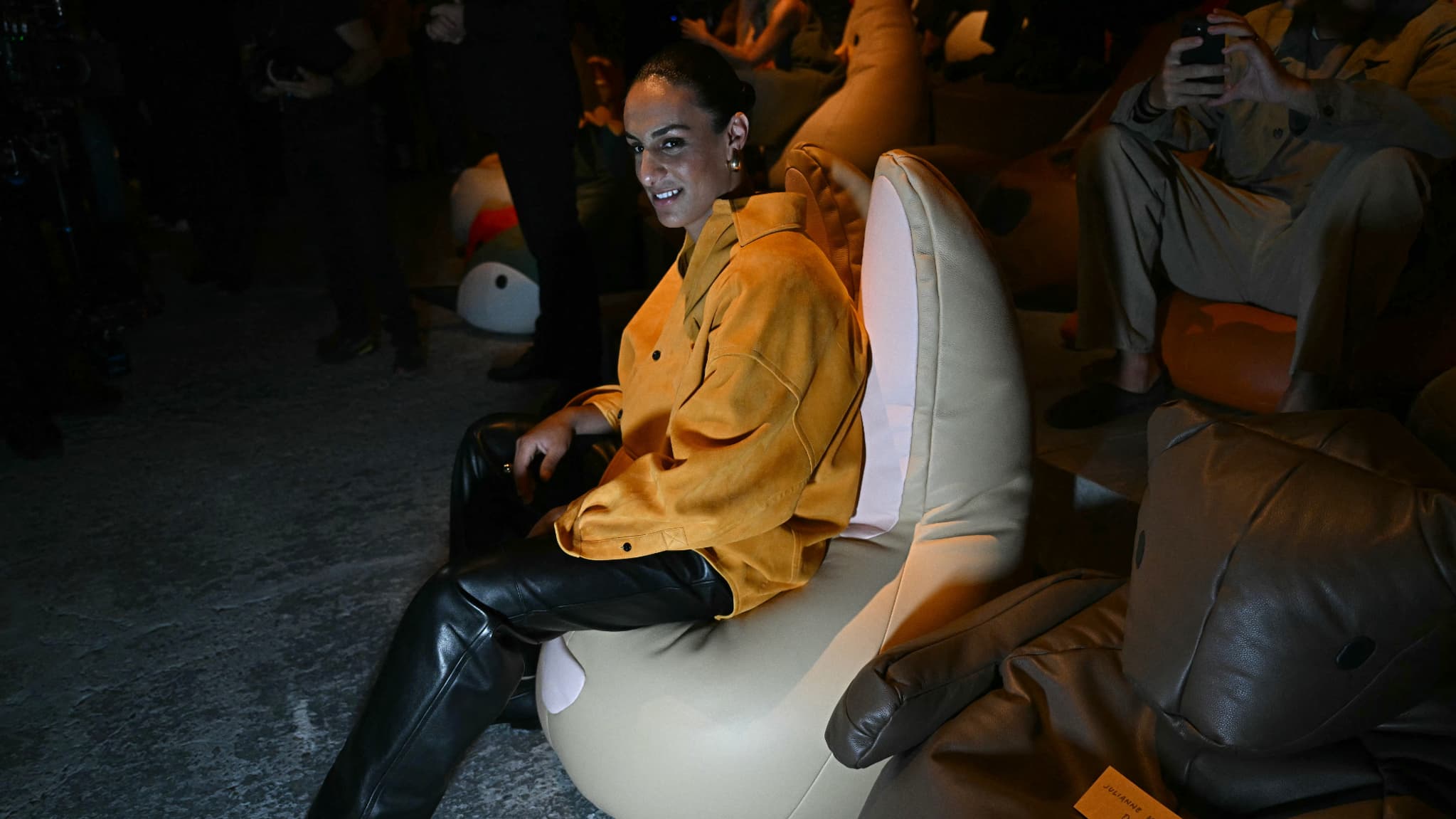 Imane Khelif, show Bottega Veneta Imane Khelif, show Bottega Veneta
