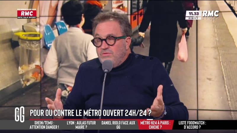 Ouvrir le métro 24h/24 : "Dans 40 ans on dira : "C'est Anne Hidalgo qui a rendu Paris beau"", promet Yves Camdeborde