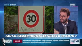 Faut-il limiter la vitesse à 30 km/h dans toutes les villes? Ça fait débat sur RMC