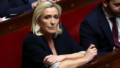 Marine Le Pen à l'Assemblée le 1er avril 2025