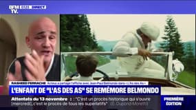 Mort de Jean-Paul Belmondo: l'acteur Rachid Ferrache se souvient de "quelqu'un de très paternel, très protecteur"