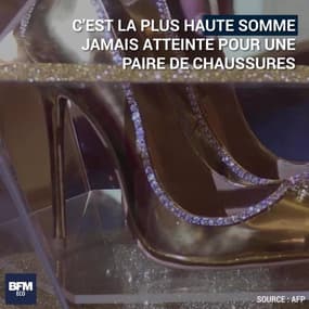 Ces chaussures sont les plus chères de l'histoire