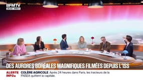 Des aurores boréales filmées depuis l'ISS