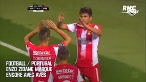 Football / Portugal : Enzo Zidane marque encore avec Aves