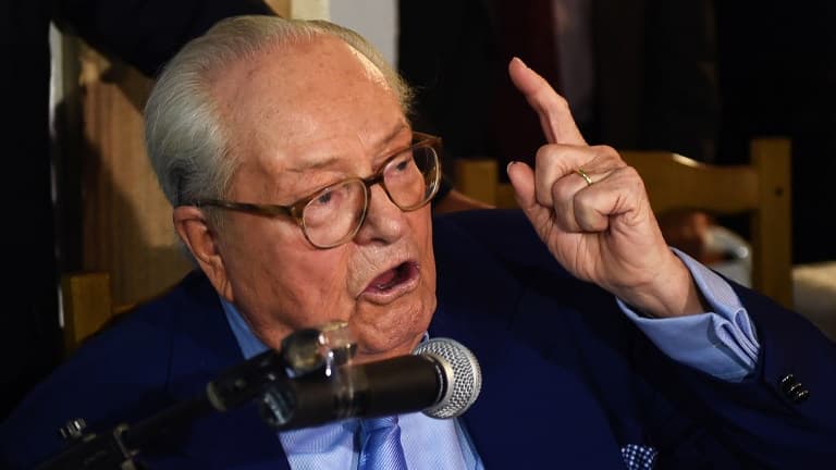 Le président du FN Jean-Marie Le Pen