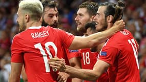 La joie de Ramsey et Bale 