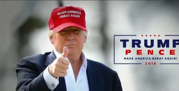 Capture d'écran du premier clip de campagne de Donald Trump