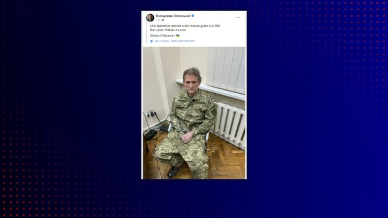 Viktor Medvedtchouk, homme d'affaires ukrainien proche du Vladmir Poutine, a été arrêté ce 12 avril 2022.