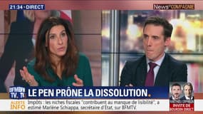 Le Pen prône la dissolution (2/2)