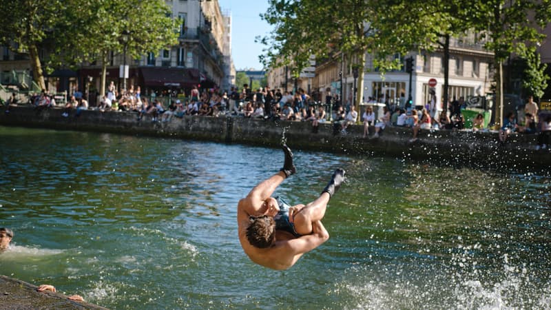 Canicule à Paris: la ville autorise dès ce mercredi la baignade dans une partie du canal Saint-Martin