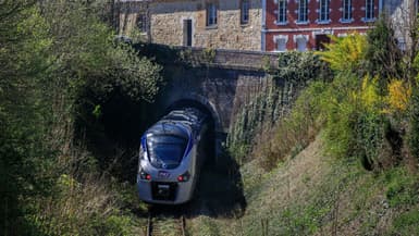 Un train sur la ligne TER menant à Fécamp, en Normandie (photo d'illustration). 